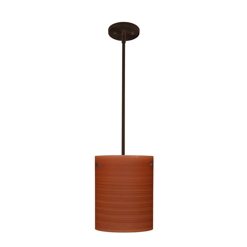 Besa 1TT-4006CH-LED-BR Tamburo One Light Pendant Bronze