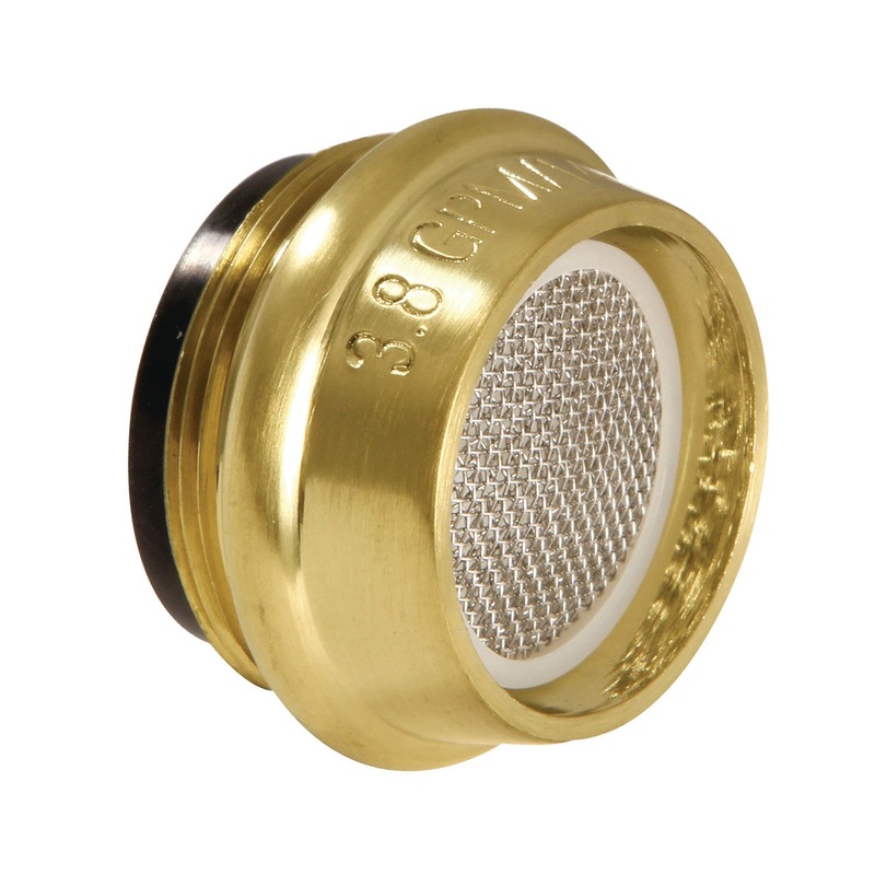 Cal Green KSSA3107 3.8 GPM Male Aerator, Brushed Brass