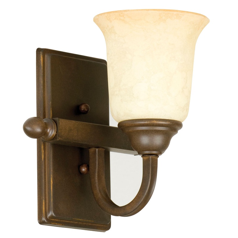 Craftmade 15209AG1 Madison 1 Light Wall Sconce Aged Bronze Textured (Discontinued)