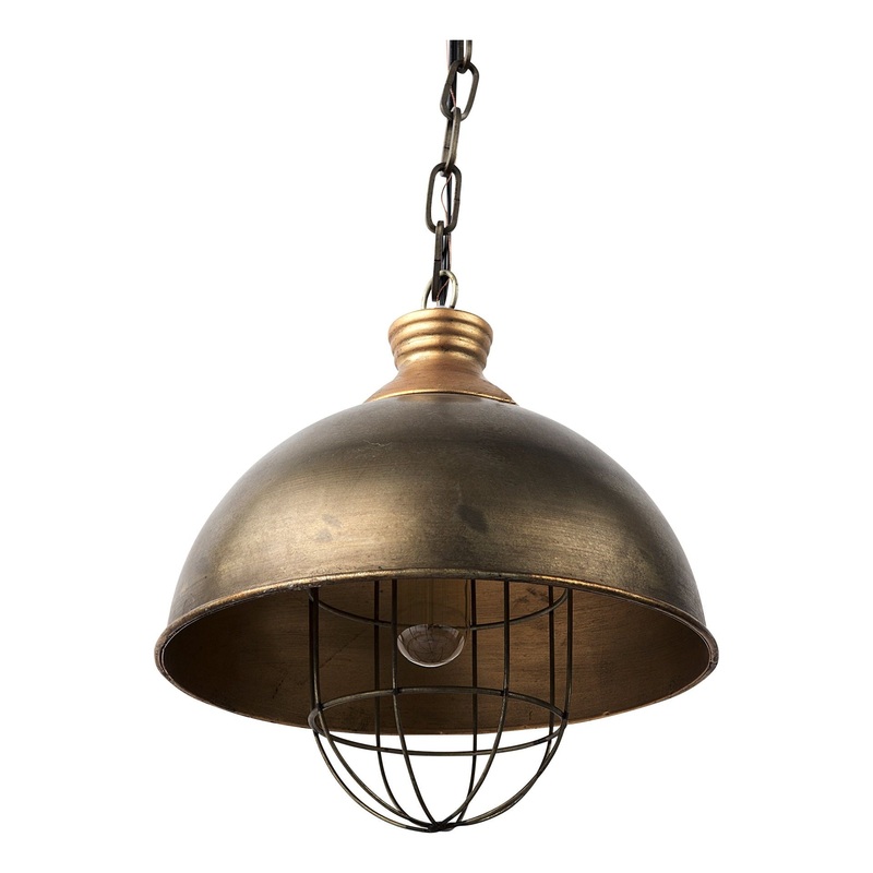 Dawson Pendant Gold Metal