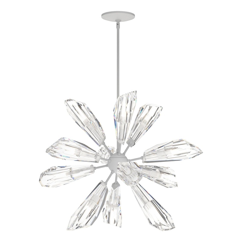 Luma 12-Light Starburst Pendant White