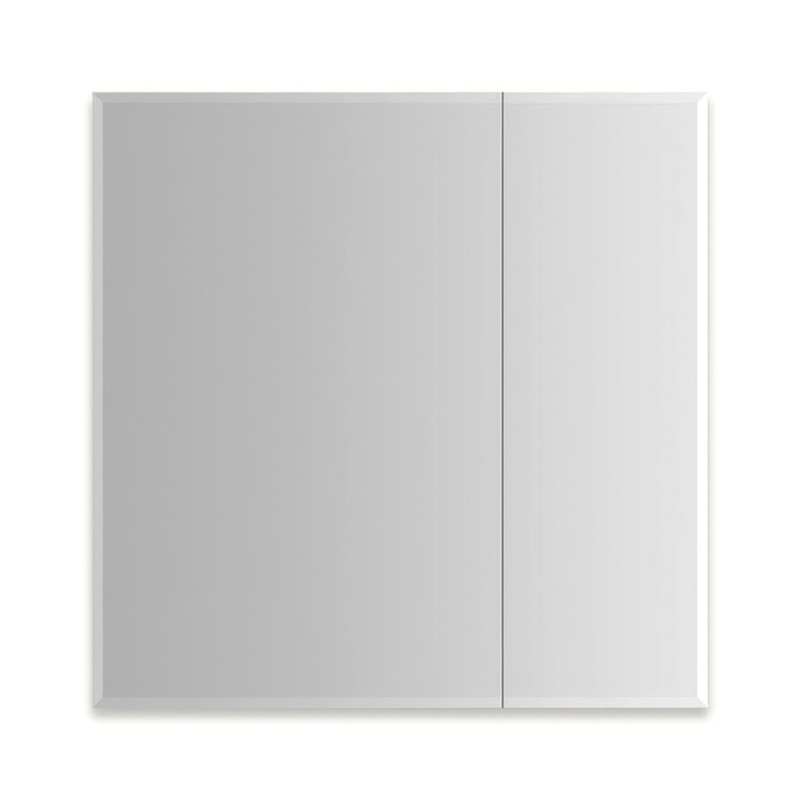Medicine Cabinet M Series Reserve 30 x 30 x 6 Inch 2 Doors Mirrored Beveled Edge/Non-Electric