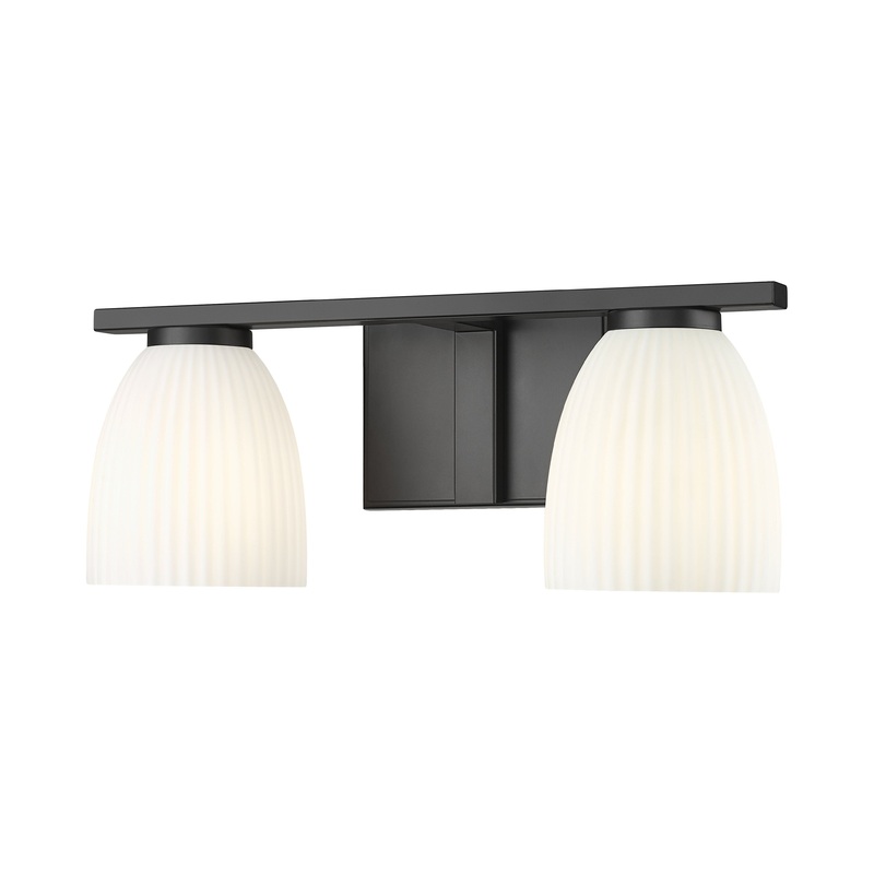 Naya 2-Light Vanity Matte Black