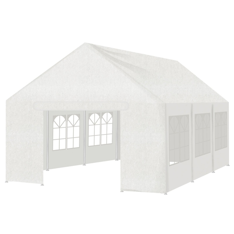 Wallaroo 6x6m Outdoor Event Marquee Gazebo Party Wedding Tent – White