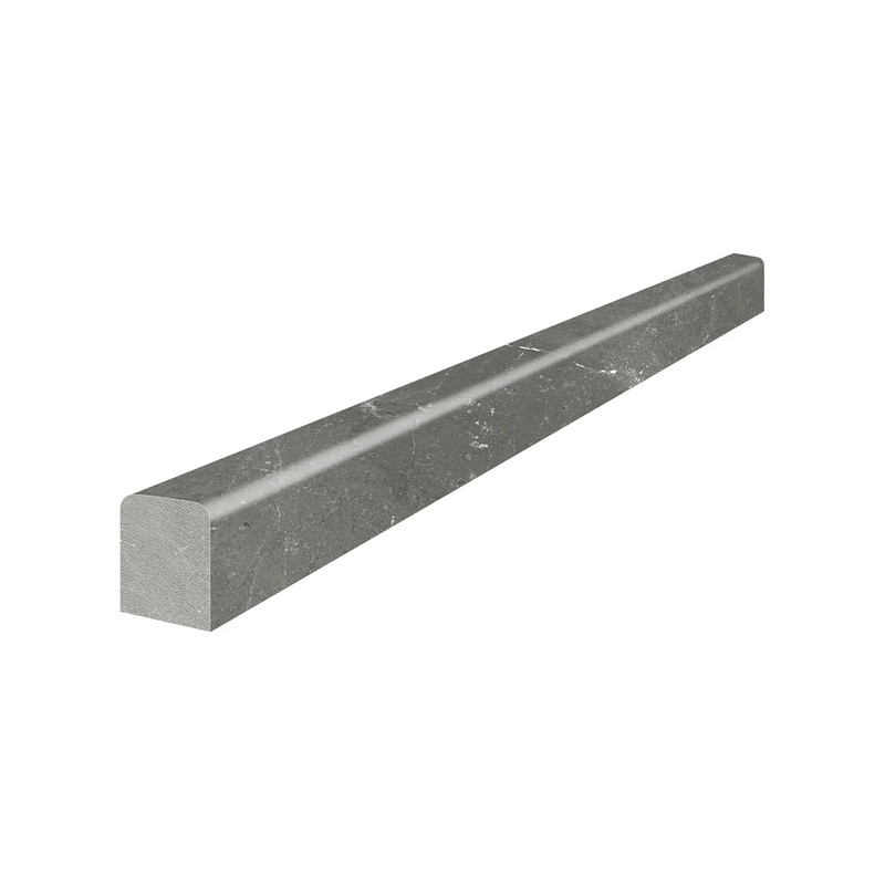1/2″ x 12″ Stark Carbon Polished Marble Deco-Bar – Mini 1/2″ X 12″ x