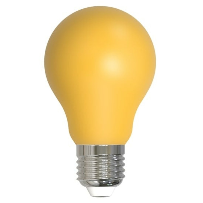 4.5 Watt A19 Ceramic Yellow, E26 base, 120 Volt Light Bulb by Bulbrite