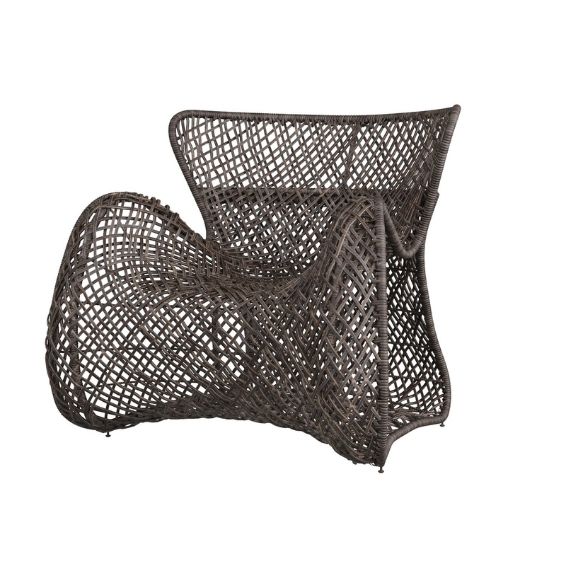 Arteriors 5752 Sojourner Lounge Chair Dark Gray Wash