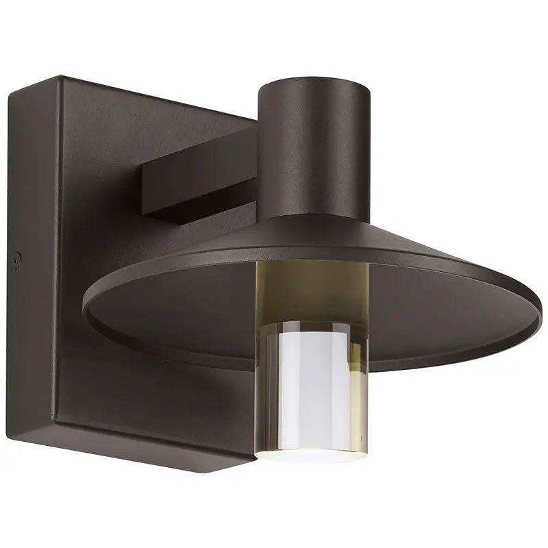 Ash 8 Outdoor Wall Bronze with Cylinder Lens 2700K / 18W (High Output) Button Photocontrol + Surge Protection