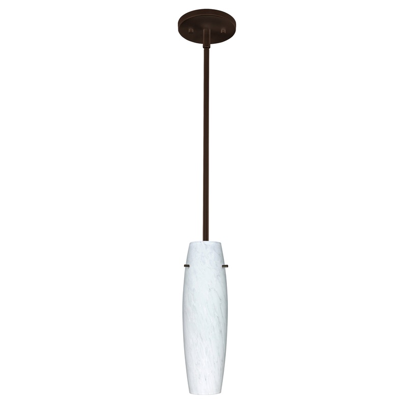 Besa 1TT-489719-LED-BR Suzi One Light Pendant Bronze