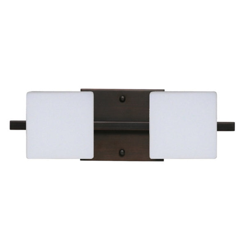 Besa 2WS-773507-BR Alex Two Light Wall Sconce Bronze (Discontinued)
