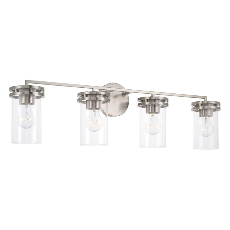 Capital Lighting 148741BN-539 Fuller 4 Light Vanity Brushed Nickel