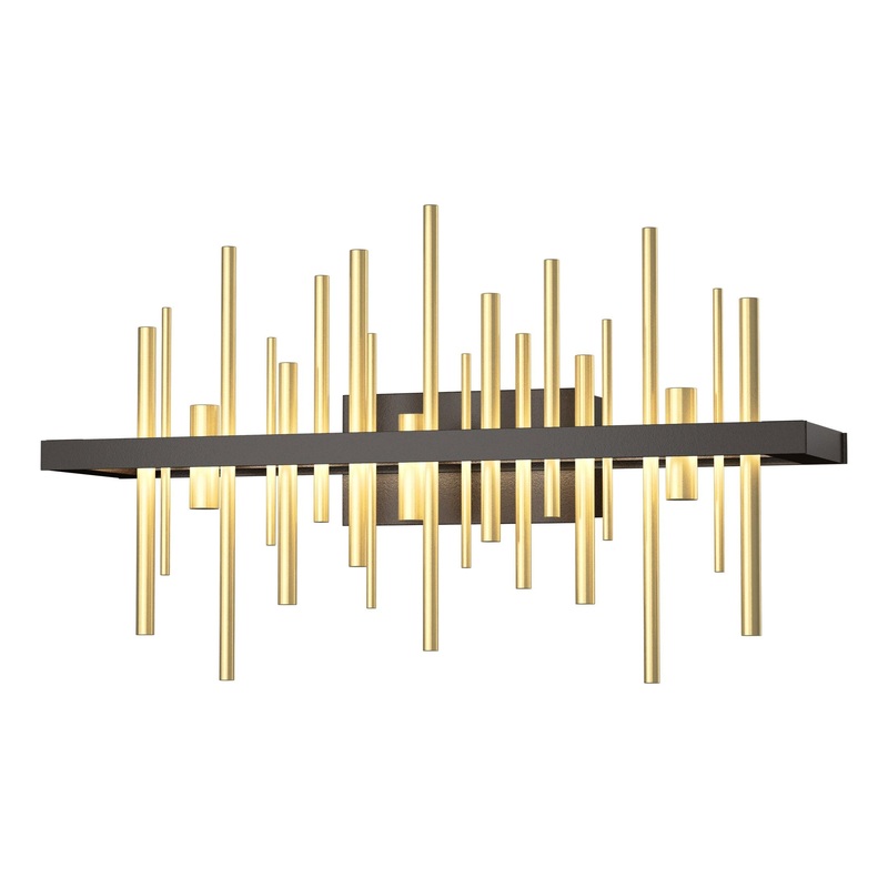 Cityscape LED Sconce Oil Rubbed Bronze Modern Brass
