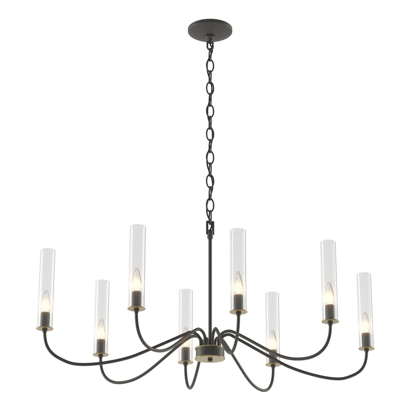 Grace 8-Arm Chandelier Natural Iron