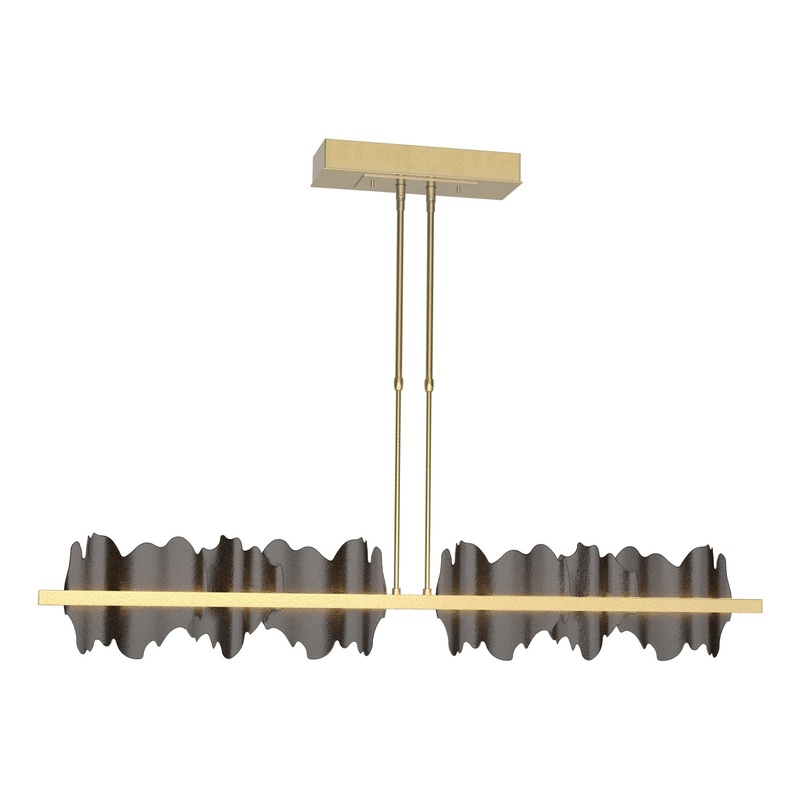 Hildene Large LED Pendant Modern Brass Oil Rubbed Bronze