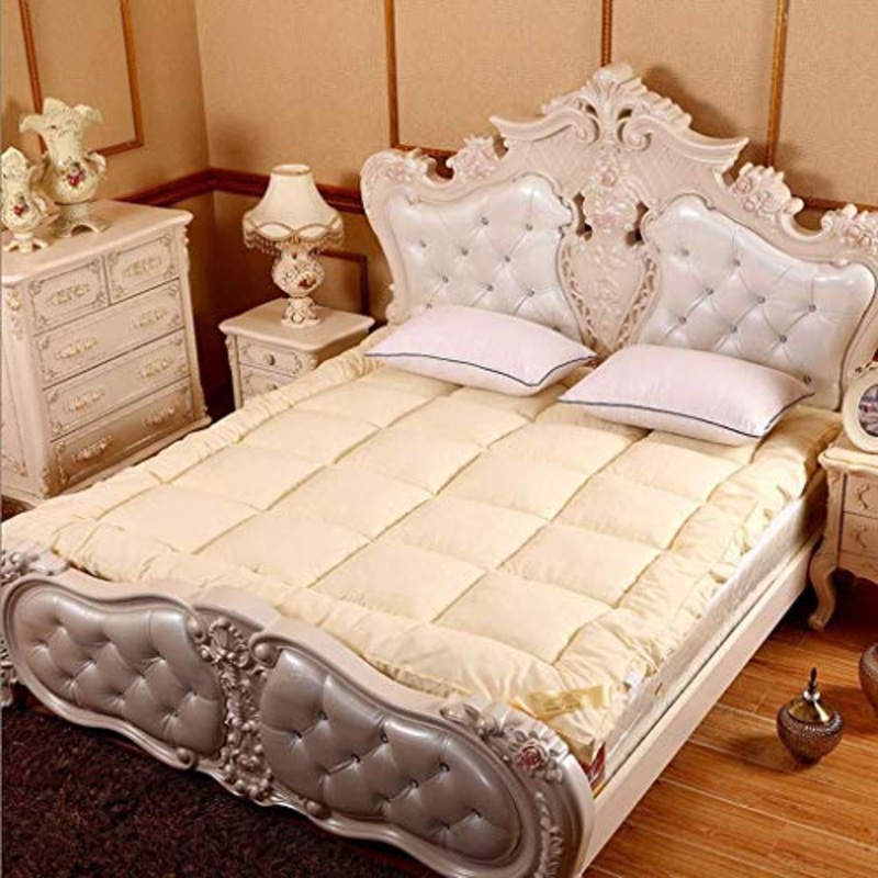 Huan Giapponese Tradizionale Futon Materasso,Pieghevole Materasso Tatami Morbida Tridimensionale Ipoallergenico Alberghi Ospite Tatami stuoie Bed Materasso (Colore : D, Size : 150x200cm)