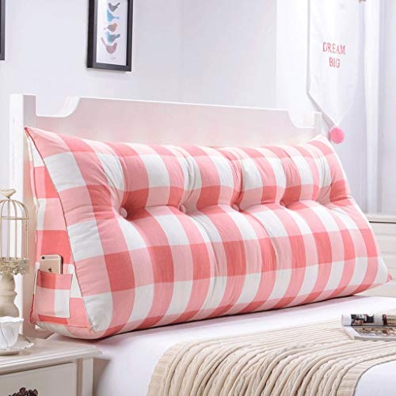HYY-YY – Testiera per divano con schienale doppio, morbida, per letto Tatami, cuscino lombare in vita, colore: W, dimensioni: 120 cm