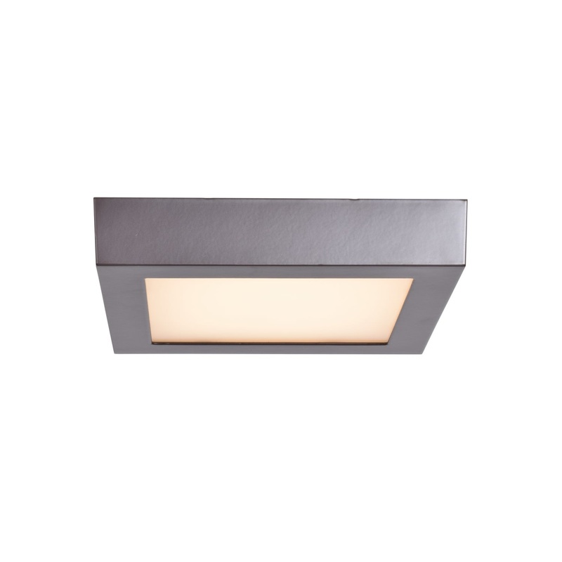 LED Flush Mount from the Strike 2.0 SQ Collection in Bronze Finish by Access