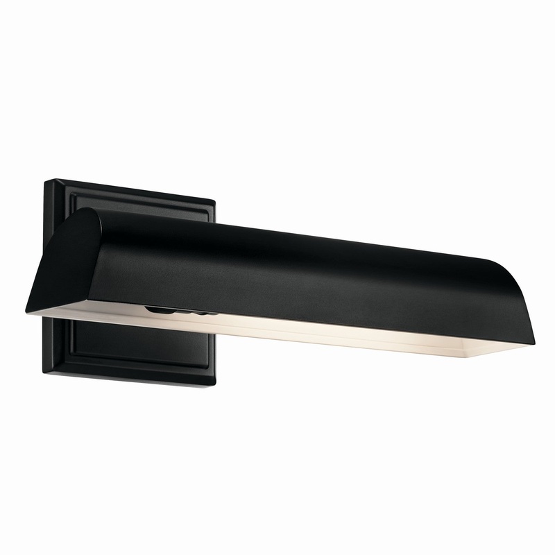 LED Picture Light from the Carston Collection in Black Finish by Kichler