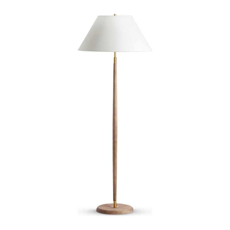 Portland Floor Lamp Brown