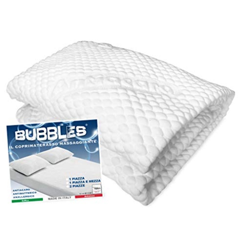 Tex family COPRIMATERASSO ANTIACARO Anallergico MASSAGGIANTE Bubbles – 2 PIAZZE