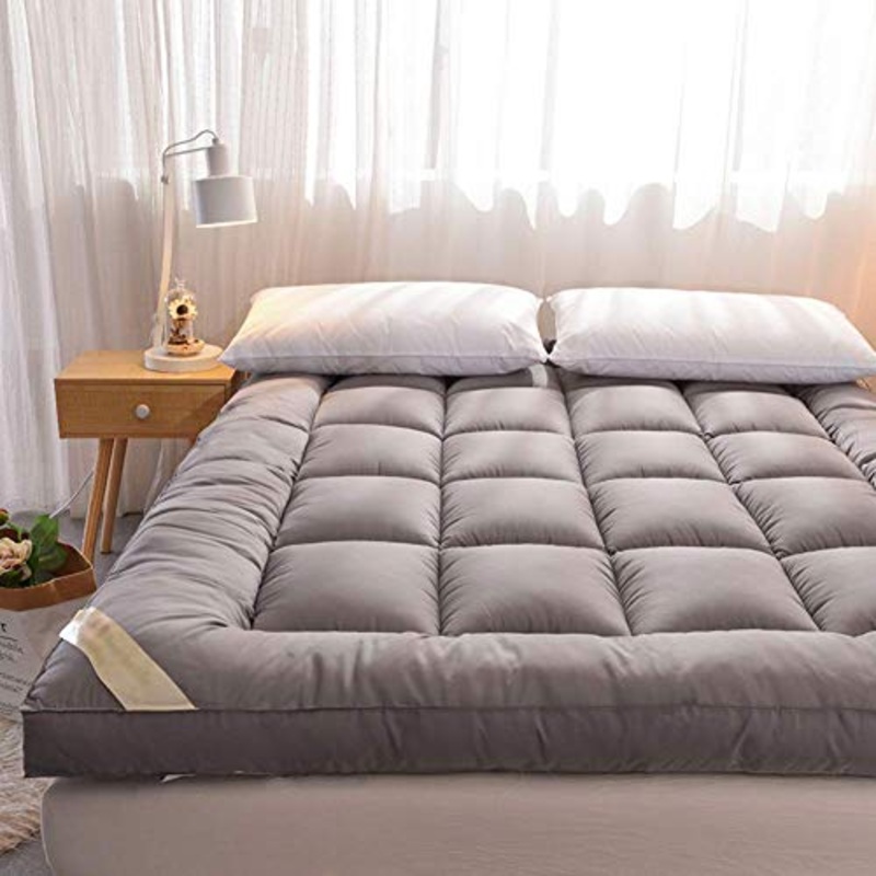Z&HA Tatami Materasso, Cotone Tradizionale Giapponese Piano futon, Antiscivolo Ultra Molle futon Sleeping Pad Stelle Pieghevole Tatami Thicker,135x200cm