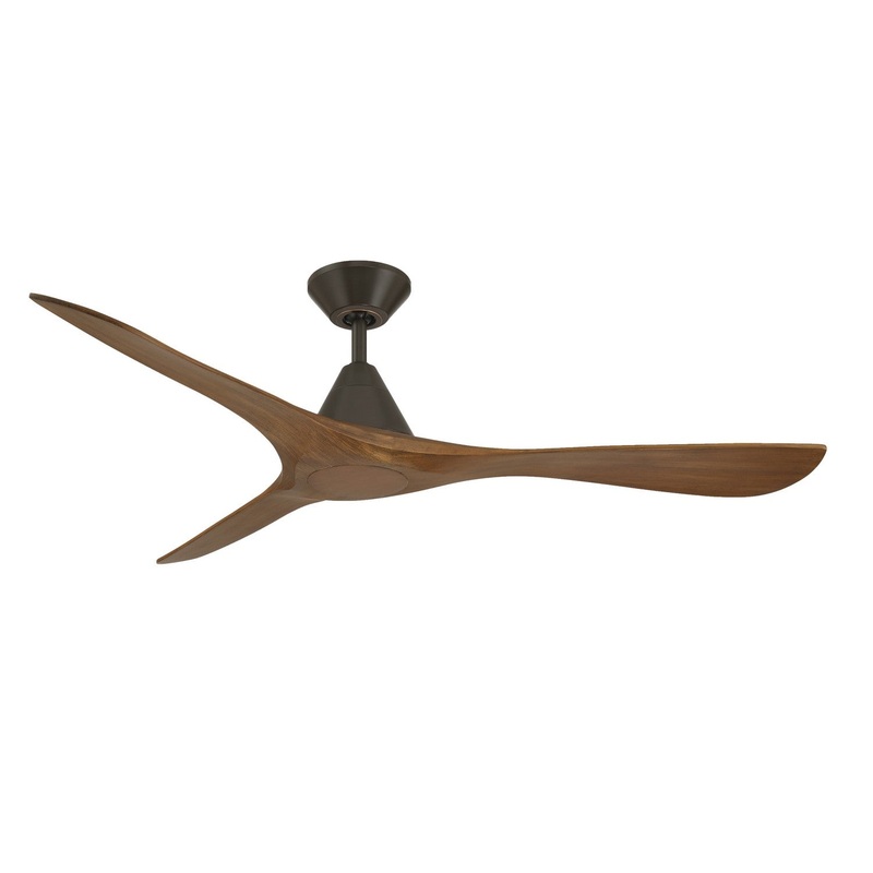 60″Ceiling Fan from the Carve Collection in Bronze/Distressed Koa Finish by Modern Forms Fans