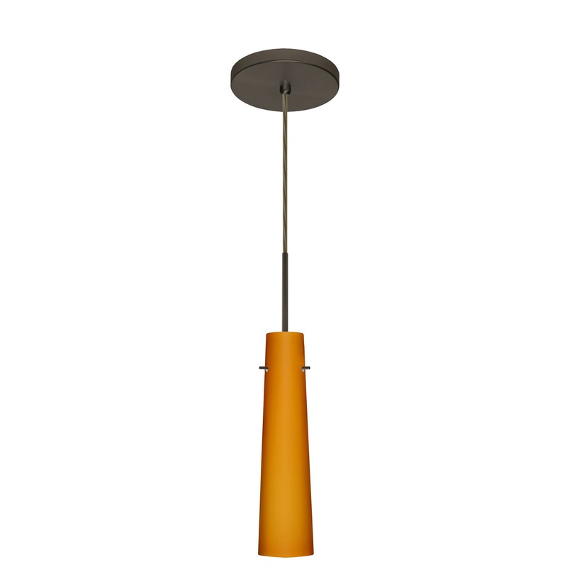 Besa 1BT-567480-BR Camino One Light Pendant Bronze