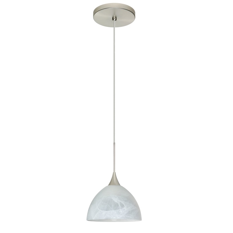 Besa 1XT-467952-SN Brella One Light Pendant Satin Nickel (Discontinued)