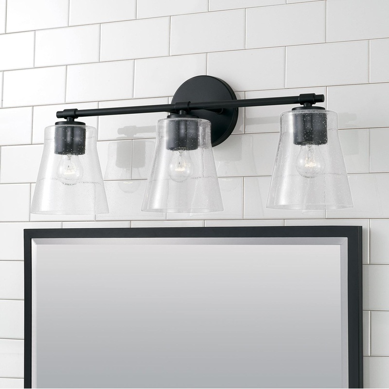 Capital Lighting 146931MB-533 Baker 3 Light Vanity Matte Black