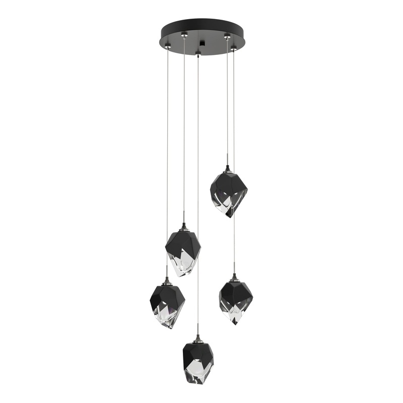 Chrysalis 5-Light Small Crystal Pendant Ink Black Crystal (BP)