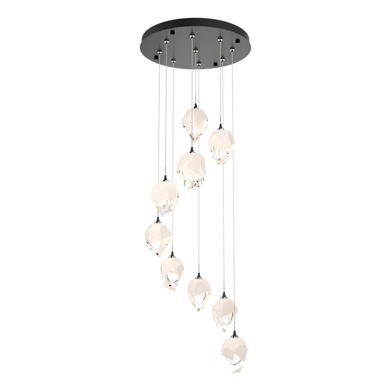 Chrysalis 9-Light Small Crystal Pendant Ink White Crystal (WP)