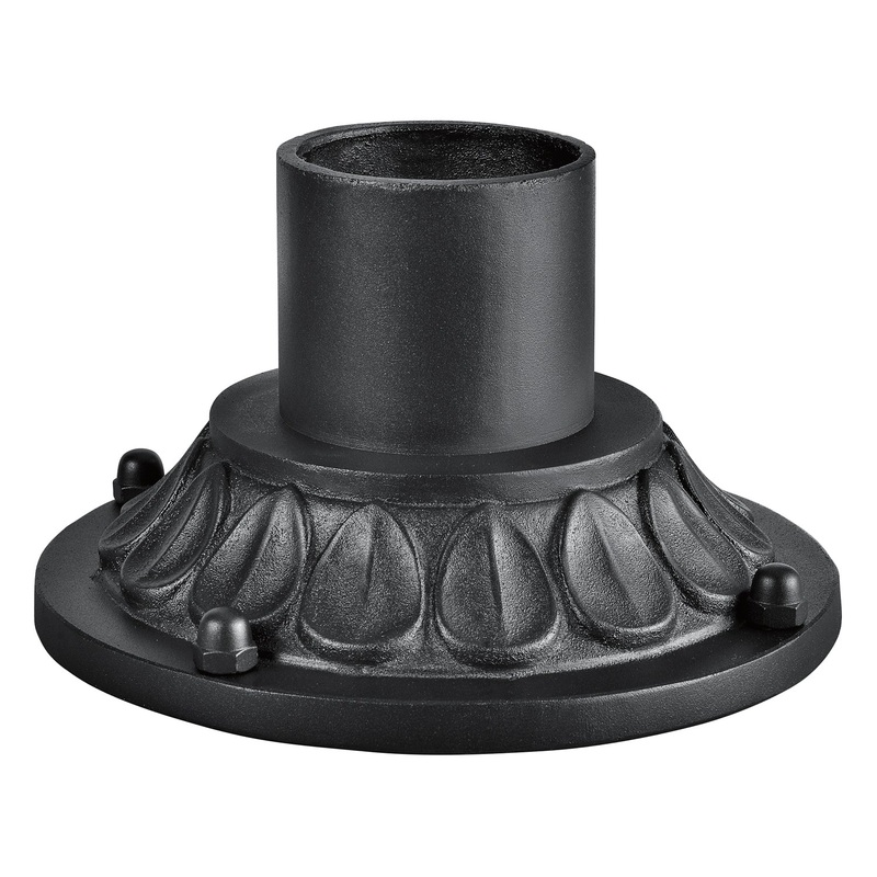 Kichler 9549BKT Pier Mount 4 inch, Textured Black