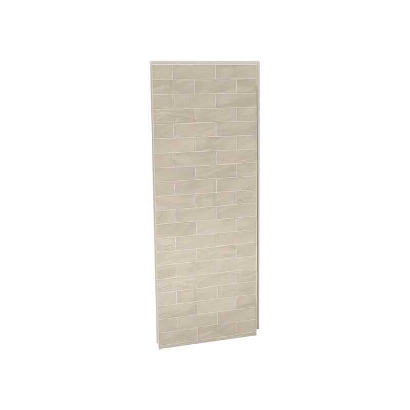 MAAX 103415-312-507 Utile 36 in. Composite Direct-to-Stud Side Wall in Organik Loam