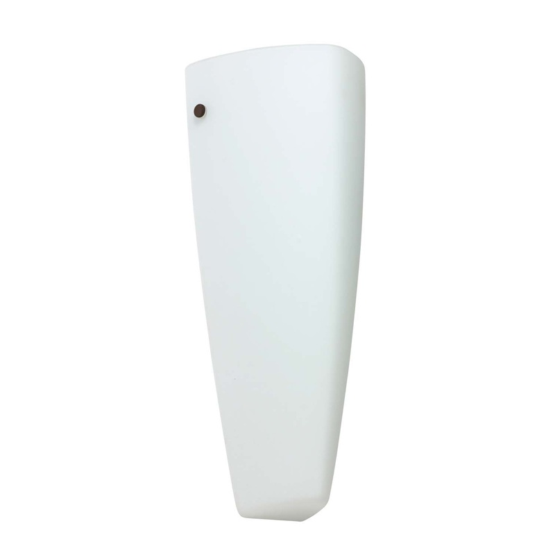 One Light Wall Sconce from the Lina Collection in Bronze Finish by Besa