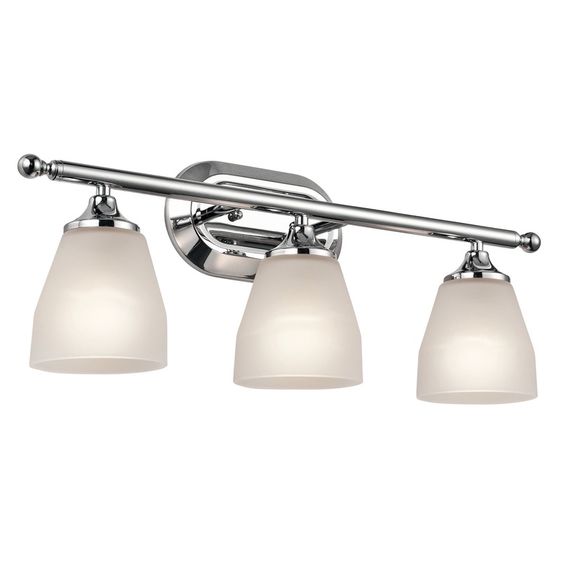Three Light Bath from the Ansonia Collection in Chrome Finish by Kichler