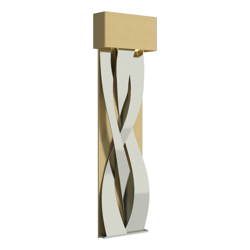 Tress Large LED Sconce Modern Brass Sterling