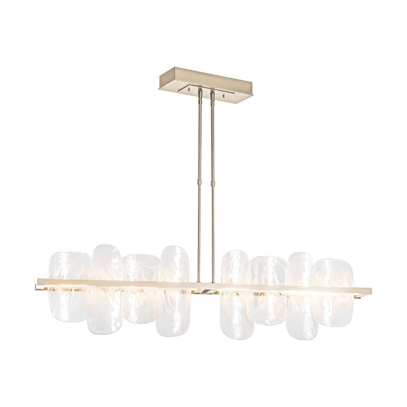 Vitre Large Linear LED Pendant Soft Gold