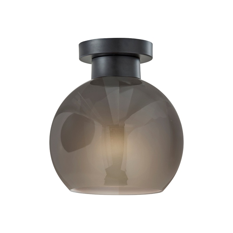 Atticus Flush Mount Black