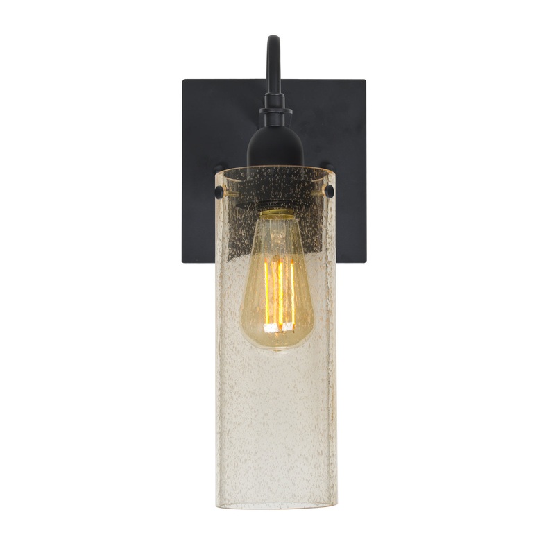Besa 1WG-JUNI10GD-EDIL-BK Juni One Light Wall Sconce Black