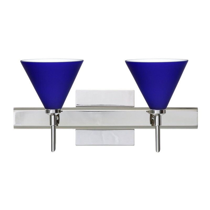 Besa 2SW-5121CM-CR-SQ Kani Two Light Wall Sconce Chrome (Discontinued)