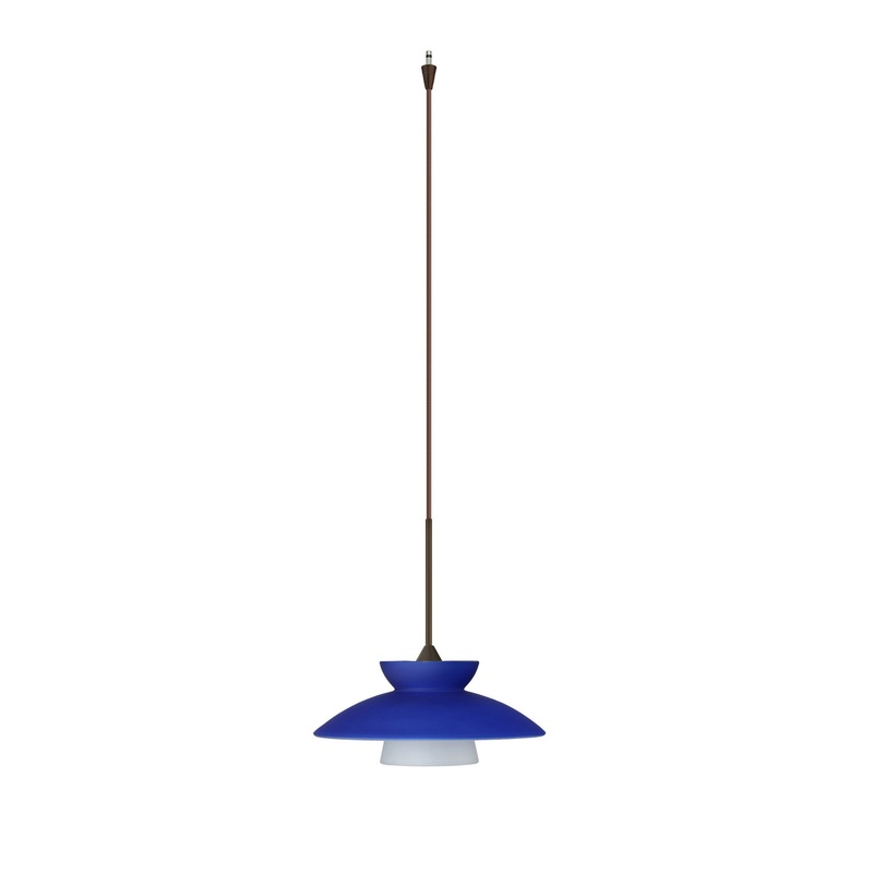 Besa XP-271823-BR Trilo One Light Pendant Bronze