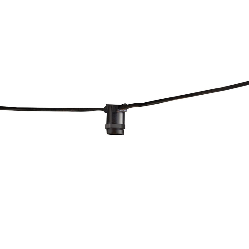 Bulbrite 810056 String String Light Black