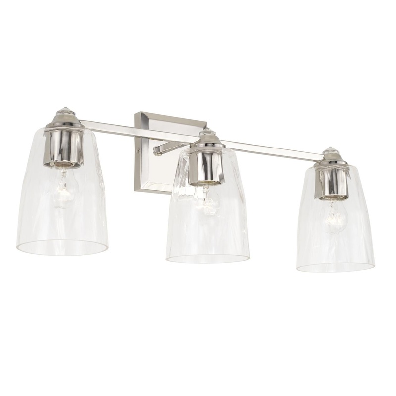 Capital Lighting 141831PN-509 Laurent 3 Light Vanity Polished Nickel