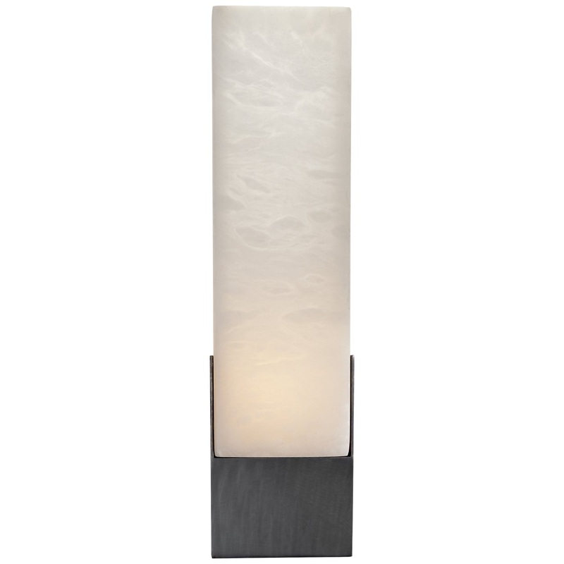 LED Bath Sconce from the Covet Collection in Bronze Finish by Visual Comfort Signature