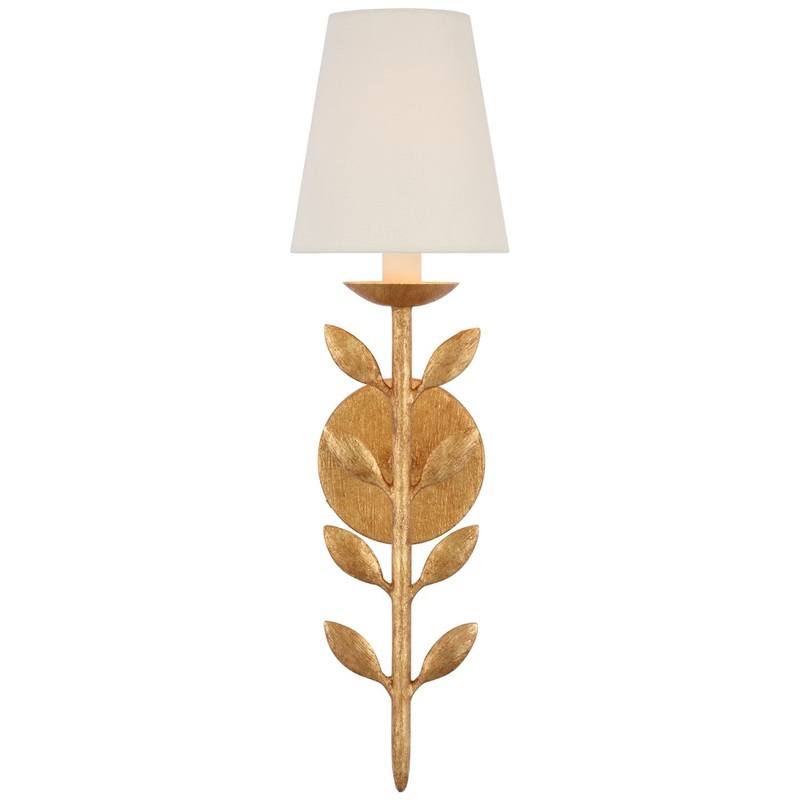 LED Wall Sconce from the Avery Collection in Antique Gold Leaf Finish by Visual Comfort Signature