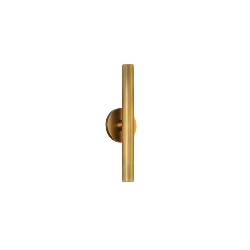 LED Wall Sconce from the Mason Collection in Vintage Brass Finish by Kuzco Lighting