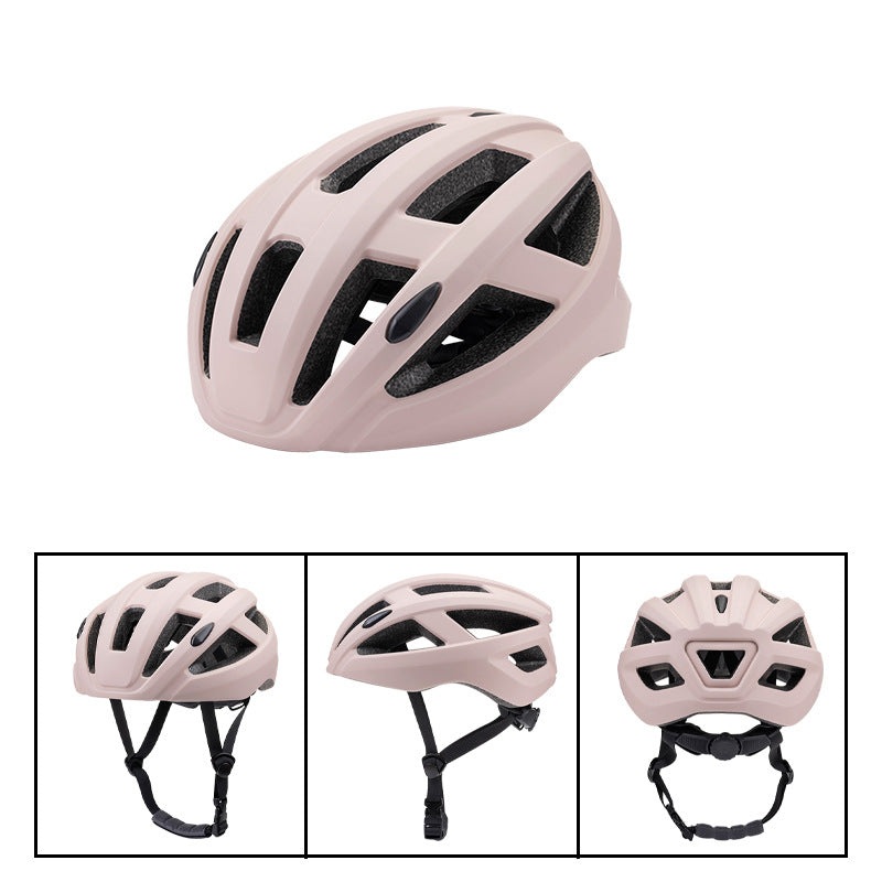 Light Pink Ultra-Light Adult Cycling Helmet – CE & CPSC Certified, In-Mold Safety for Road & Mountain Biking