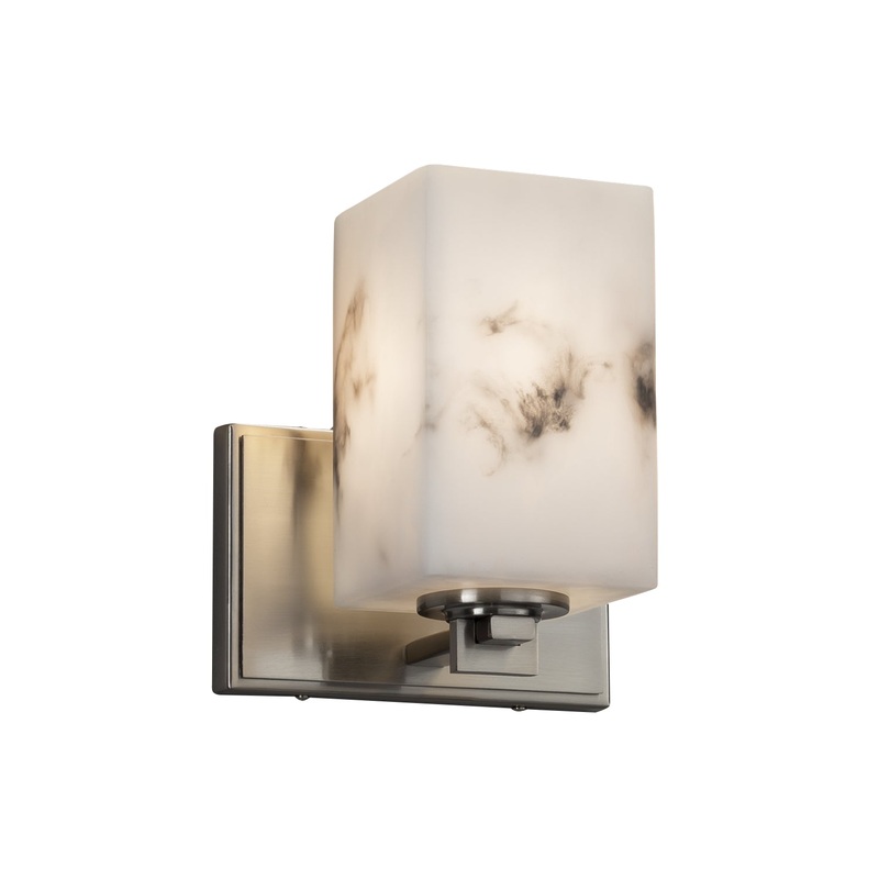 Wall Sconce from the LumenAria Collection in Brushed Nickel Finish by Justice Designs