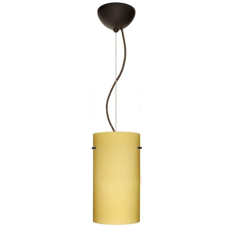 Besa 1KX-4120VM-LED-BR Tondo One Light Pendant Bronze (Discontinued)