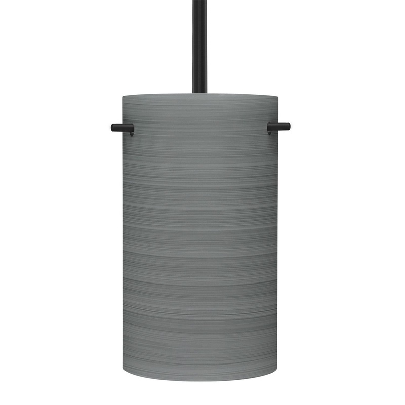 Besa 1TT-4005TN-LED-BK Besa Tamburo 5 Stem Pendant LED Pendant Black